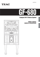 Teac GF-680-Owners-Manual